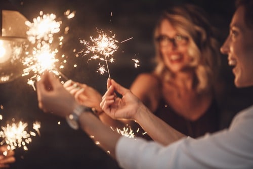 Celebrate Safely with Sparklers