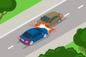 who is at fault in a head-on collision?