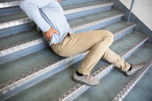 What are the most common causes of slip and fall accidents