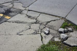 tampa fl slip and fall injury lawyer cracked or defective or broken sidewalks